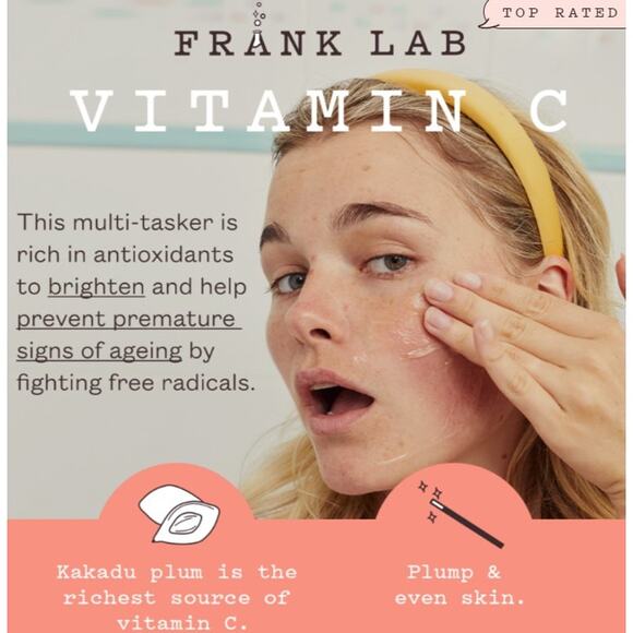 frank body Brightening Vitamin C Facial Mask - 1.69 fl oz / 50ml - NIB - Picture 8 of 9